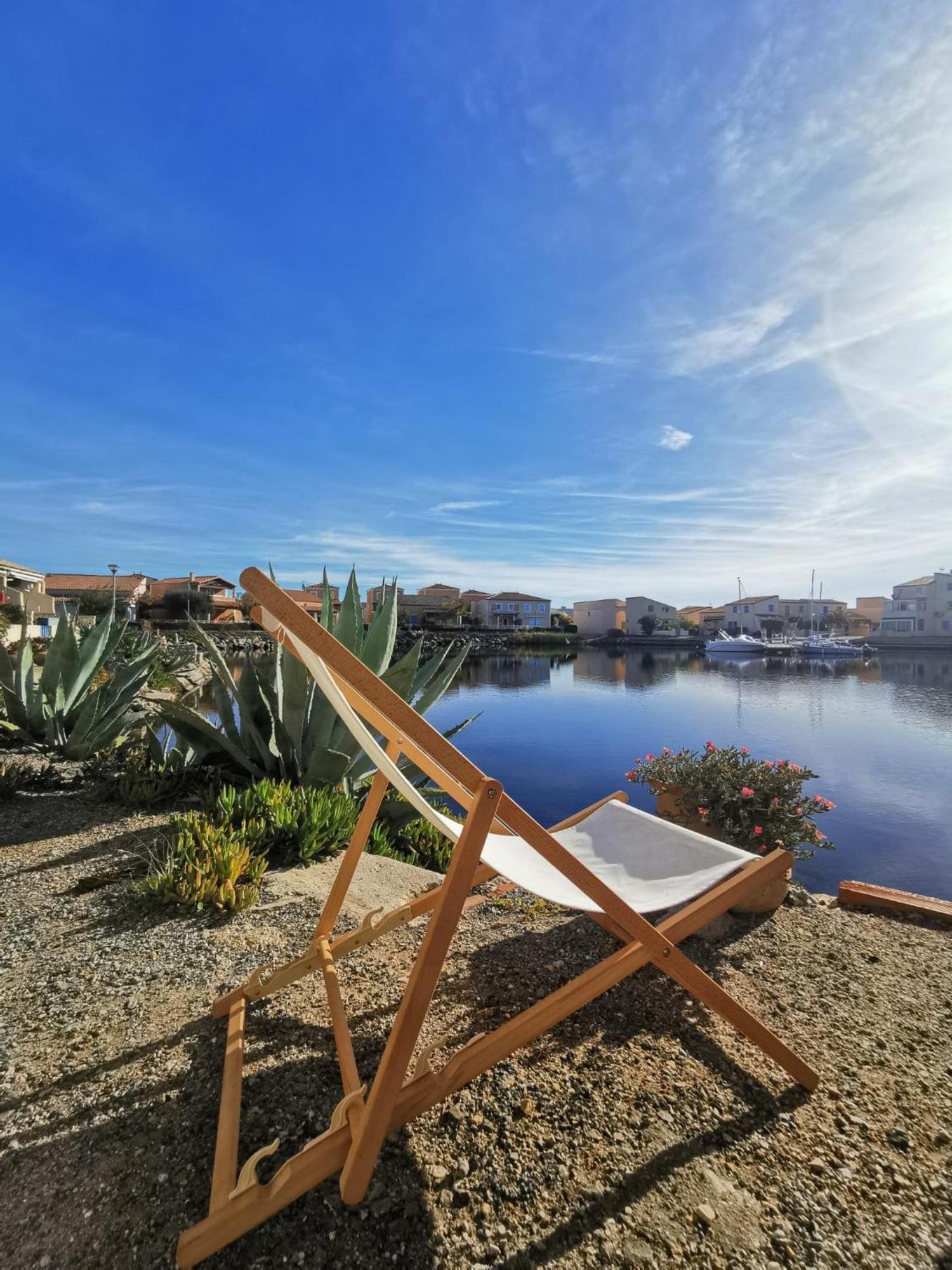 Appartement Coup De Coeur Les Pieds Dans L'Eau Le Barcarès Kültér fotó